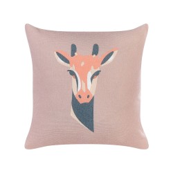 Zestaw 2 poduszek dekoracyjnych CANDELABRA 45 x 45 cm Różowy Wzór zwierzęcy