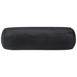 Poduszka dekoracyjna JONQUIL Welur 22 x 60 cm Czarny Jednolity