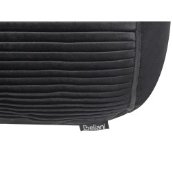 Poduszka dekoracyjna JONQUIL Welur 22 x 60 cm Czarny Jednolity