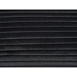 Poduszka dekoracyjna JONQUIL Welur 22 x 60 cm Czarny Jednolity