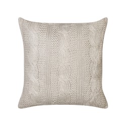 Zestaw 2 poduszek dekoracyjnych CONSTYLIS Bawełna 45 x 45 cm Beżowoszary Jednolity