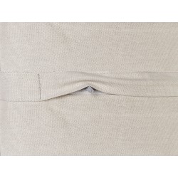 Zestaw 2 poduszek dekoracyjnych CONSTYLIS Bawełna 45 x 45 cm Beżowoszary Jednolity