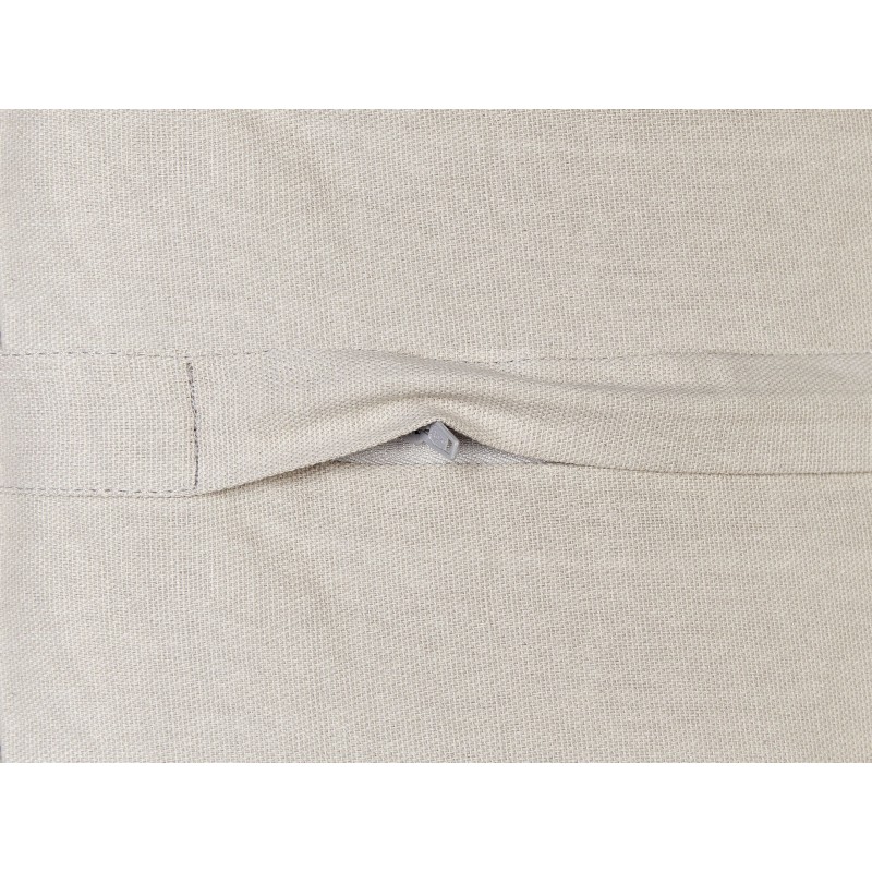 Zestaw 2 poduszek dekoracyjnych CONSTYLIS Bawełna 45 x 45 cm Beżowoszary Jednolity