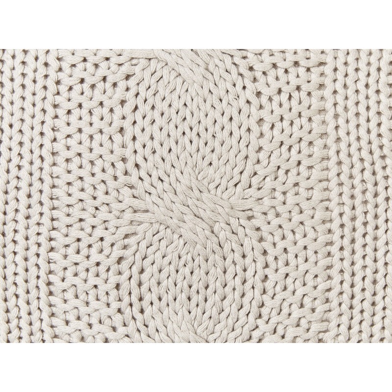 Zestaw 2 poduszek dekoracyjnych CONSTYLIS Bawełna 45 x 45 cm Beżowoszary Jednolity