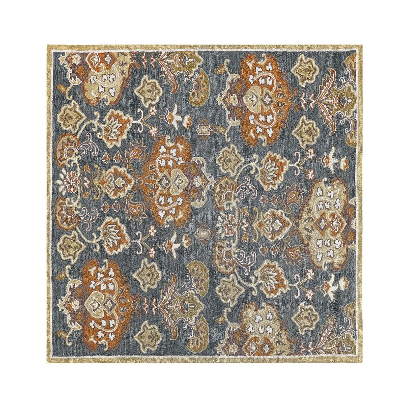 Dywan wełniany 200 x 200 cm wielokolorowy UMURLU