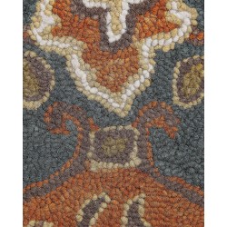 Dywan wełniany 200 x 200 cm wielokolorowy UMURLU