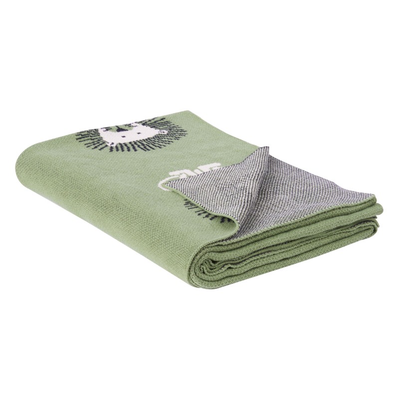 Koc RUSAMI Bawełna 130 x 170 cm Zielony