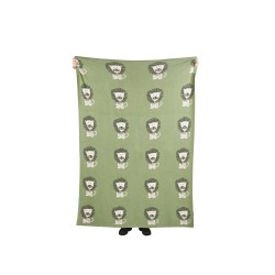 Koc RUSAMI Bawełna 130 x 170 cm Zielony