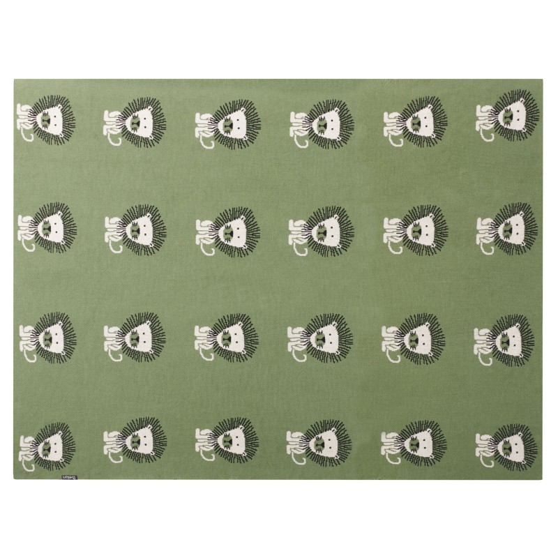 Koc RUSAMI Bawełna 130 x 170 cm Zielony