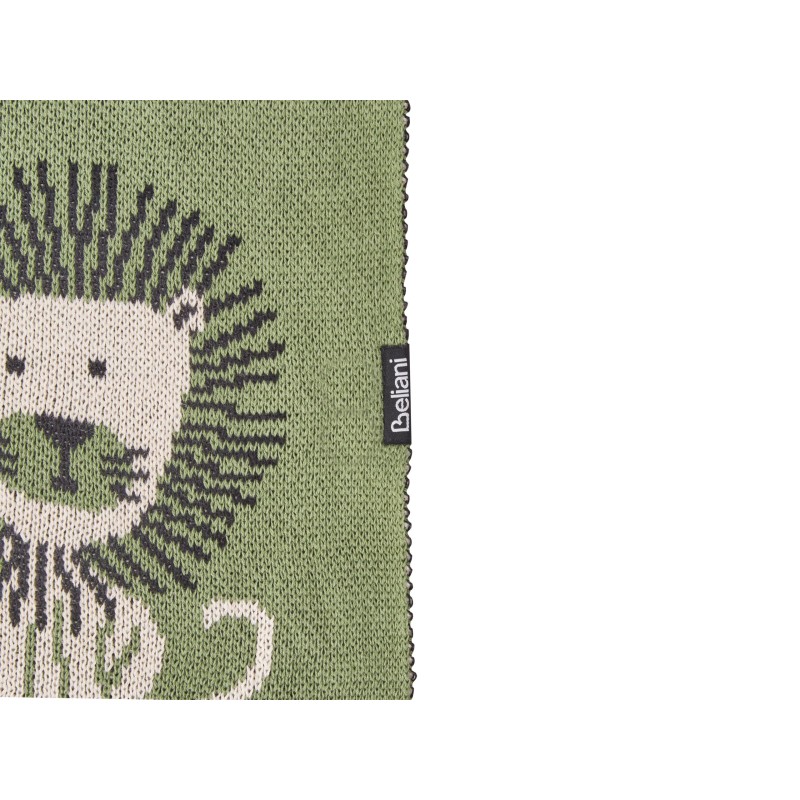 Koc RUSAMI Bawełna 130 x 170 cm Zielony