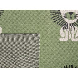 Koc RUSAMI Bawełna 130 x 170 cm Zielony