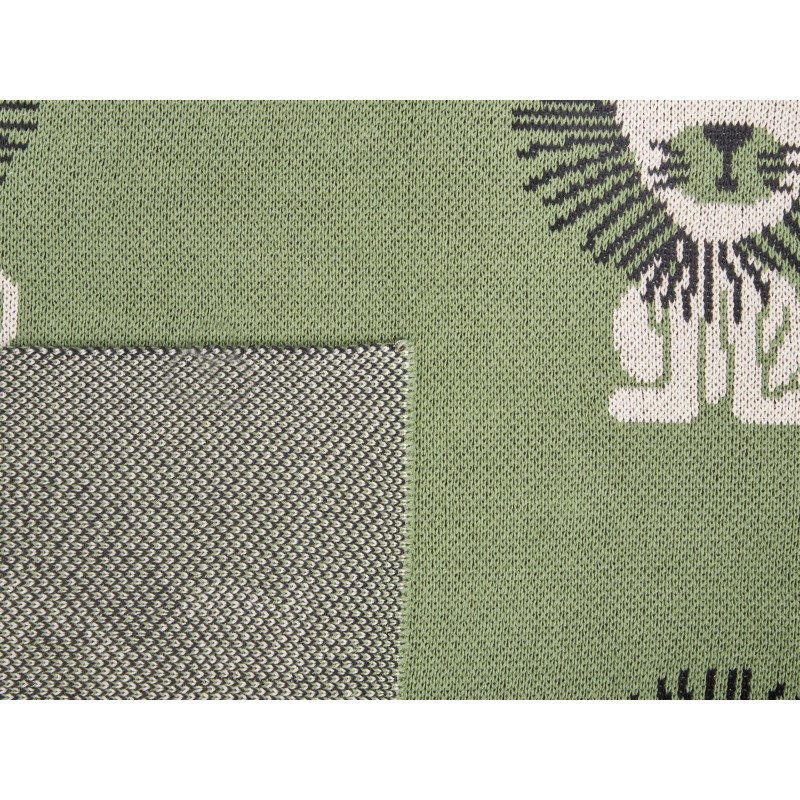 Koc RUSAMI Bawełna 130 x 170 cm Zielony