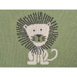 Koc RUSAMI Bawełna 130 x 170 cm Zielony