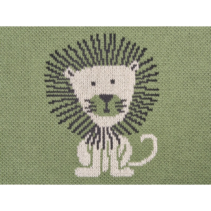 Koc RUSAMI Bawełna 130 x 170 cm Zielony