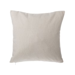 Zestaw 2 poduszek dekoracyjnych GAURA 45 x 45 cm Jasnobeżowy Jednolity