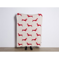 Koc REERH Bawełna 130 x 170 cm Beżowy