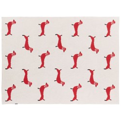 Koc REERH Bawełna 130 x 170 cm Beżowy