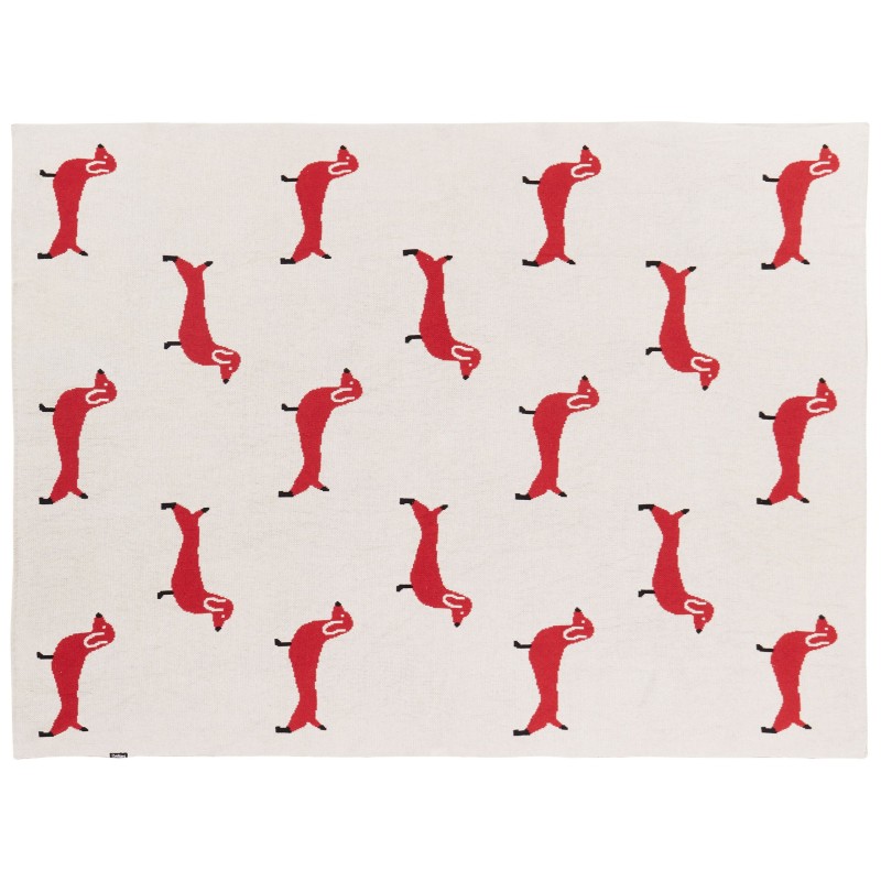 Koc REERH Bawełna 130 x 170 cm Beżowy