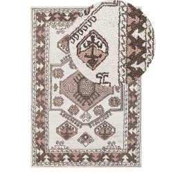 Dywan wełniany 140 x 200 cm wielokolorowy TOMARZA