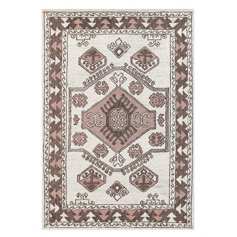 Dywan wełniany 140 x 200 cm wielokolorowy TOMARZA