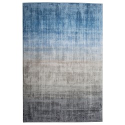 Dywan wiskozowy 140 x 200 cm niebiesko-szary ERCIS