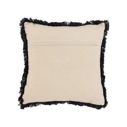 2 poduszki dekoracyjne w owce z frędzlami 45 x 45 cm beżowa BANNU