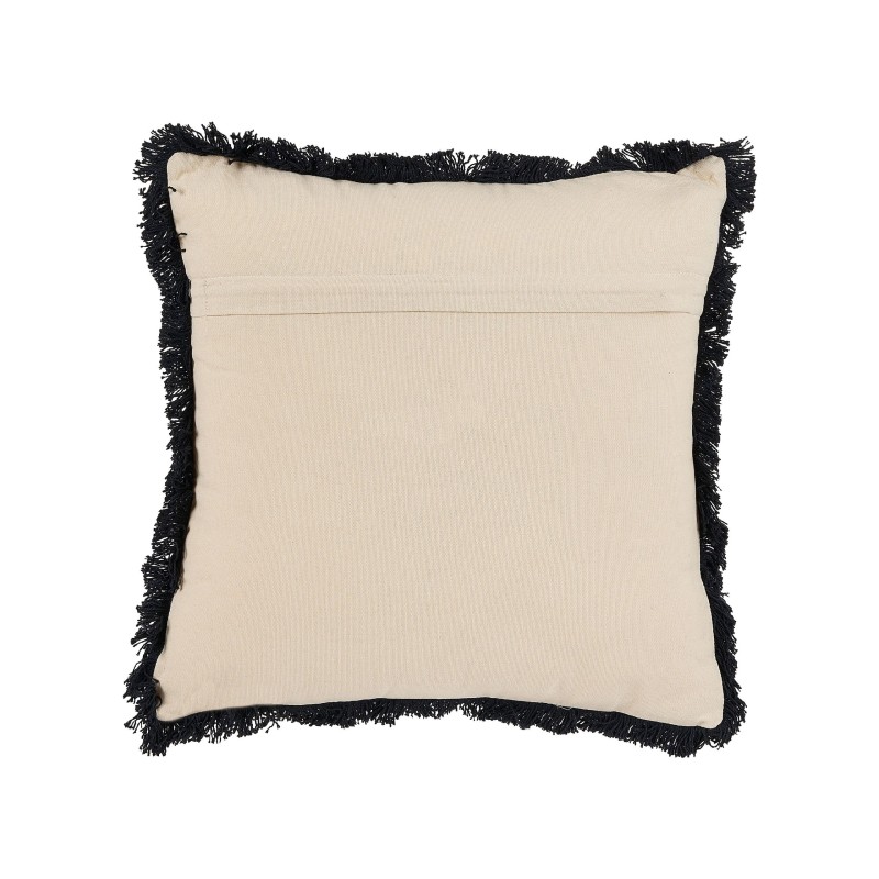 2 poduszki dekoracyjne w owce z frędzlami 45 x 45 cm beżowa BANNU