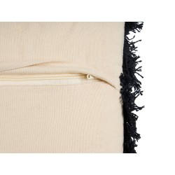 2 poduszki dekoracyjne w owce z frędzlami 45 x 45 cm beżowa BANNU