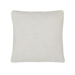 Zestaw 2 poduszek dekoracyjnych CALENDULA 45 x 45 cm Biały Wzór roślinny