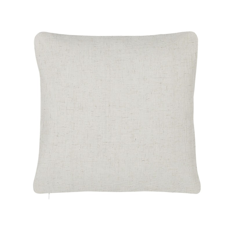 Zestaw 2 poduszek dekoracyjnych CALENDULA 45 x 45 cm Biały Wzór roślinny