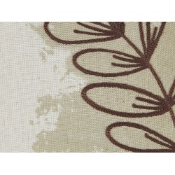 Zestaw 2 poduszek dekoracyjnych CALENDULA 45 x 45 cm Biały Wzór roślinny