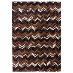 Dywan skórzany 160 x 230 cm brązowy BALAT