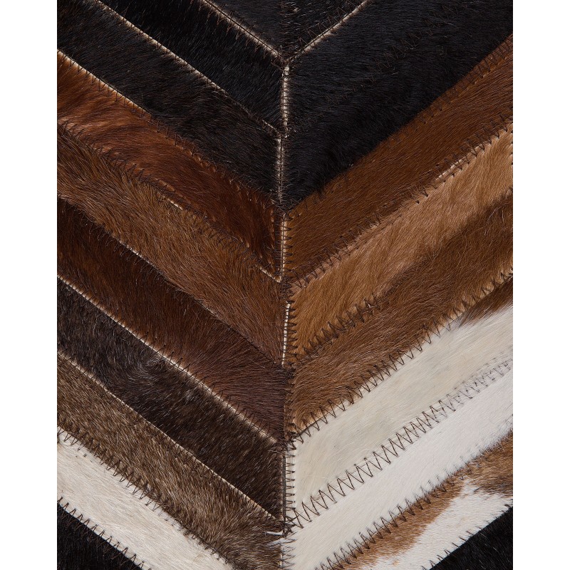 Dywan skórzany 160 x 230 cm brązowy BALAT