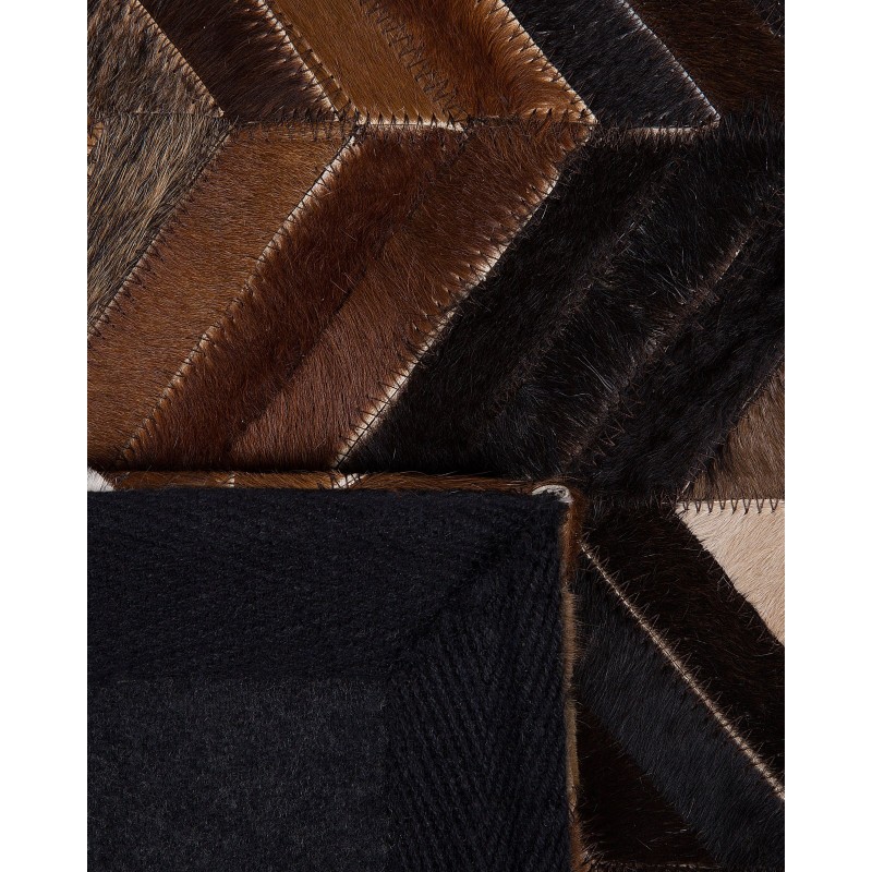 Dywan skórzany 160 x 230 cm brązowy BALAT