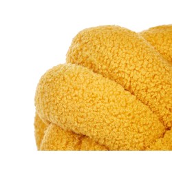Zestaw 2 poduszek dekoracyjnych MALNI Boucle 19 x 19 cm Musztardowy Jednolity