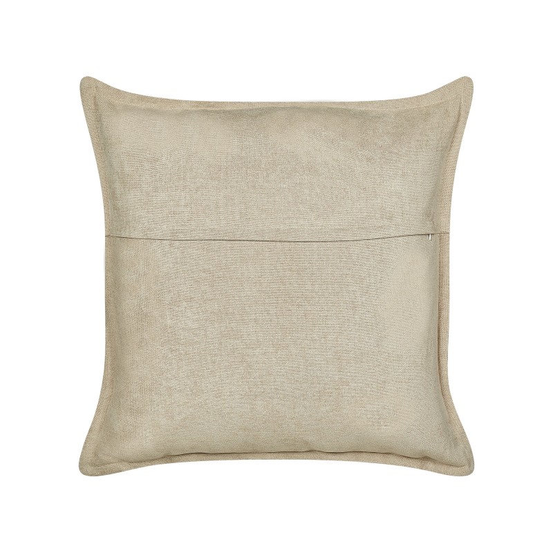 Zestaw 2 poduszek dekoracyjnych LAPSANA 60 x 60 cm Beżowy Jednolity