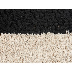 Poduszka dekoracyjna KHORA Bawełna 50 x 50 cm Czarny Wzór geometryczny