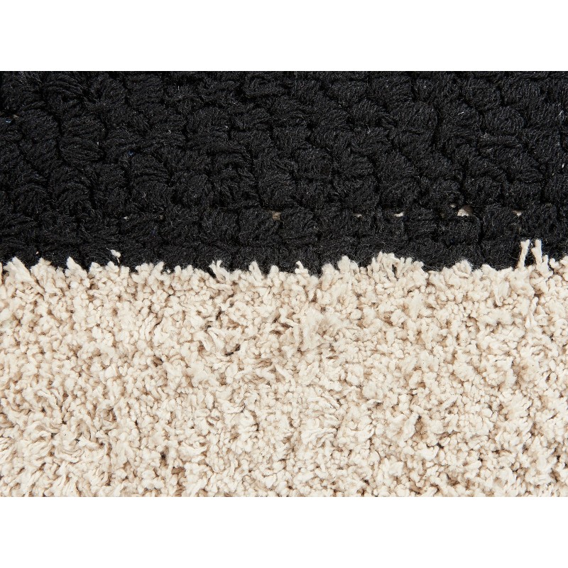 Poduszka dekoracyjna KHORA Bawełna 50 x 50 cm Czarny Wzór geometryczny