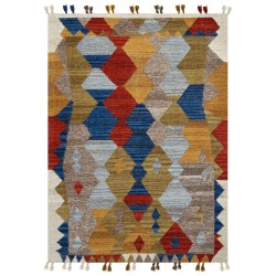 Dywan wełniany kilim 200 x 300 cm wielokolorowy ARZAKAN