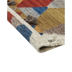 Dywan wełniany kilim 200 x 300 cm wielokolorowy ARZAKAN