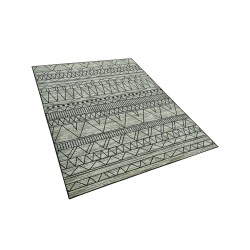 Dywan 160 x 230 cm czarno-szary KEBAN