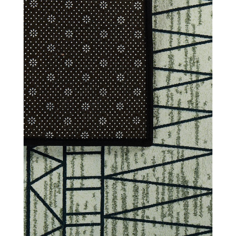 Dywan 160 x 230 cm czarno-szary KEBAN