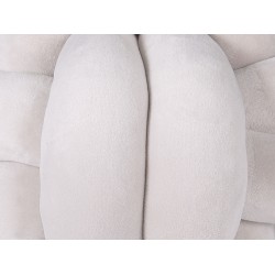 Poduszka dekoracyjna MALNI Welur 20 x 20 cm Jasnoszary Jednolity