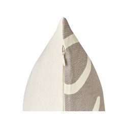 Zestaw 2 poduszek dekoracyjnych TELOPEA Bawełna 45 x 45 cm Szary Z napisami