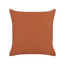 Poduszka dekoracyjna LEWISIA Bawełna 45 x 45 cm Pomarańczowy Wzór zygzak