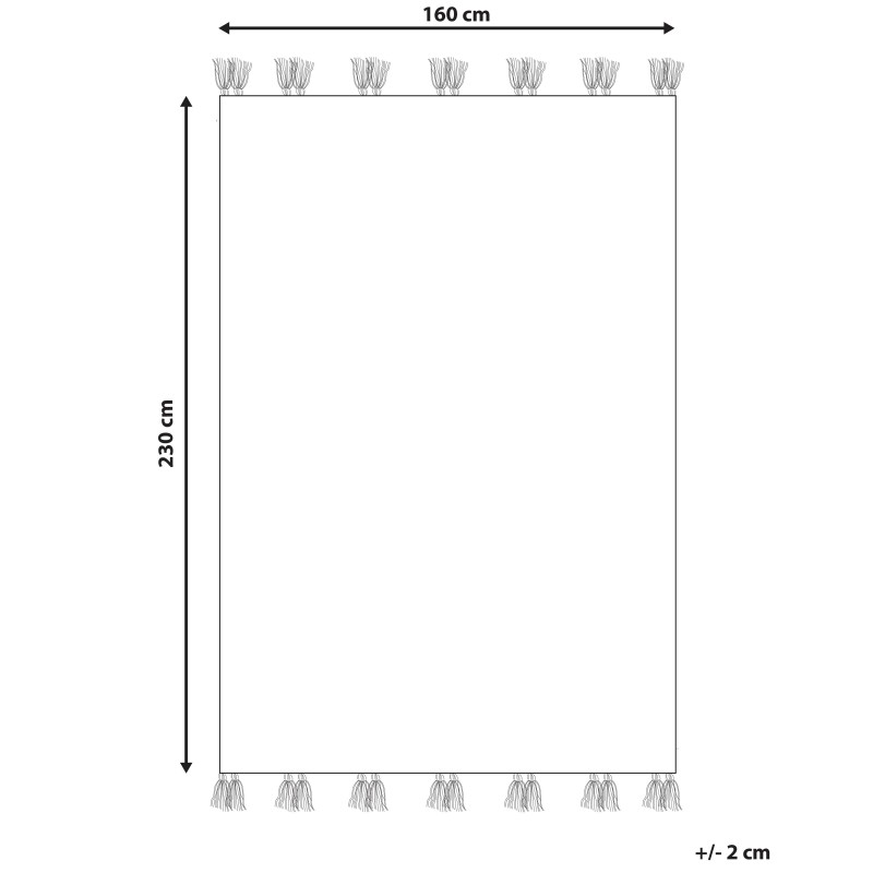 Dywan wełniany kilim 160 x 230 cm wielokolorowy ARGAVAND