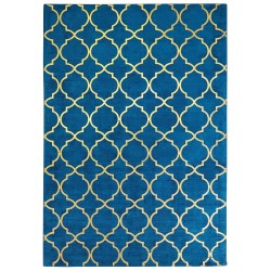 Dywan z wiskozy 160 x 230 cm niebieski YELKI