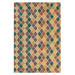 Dywan wełniany 140 x 200 cm wielokolorowy KESKIN