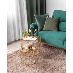 Dywan shaggy 160 x 230 cm beżowy CIDE