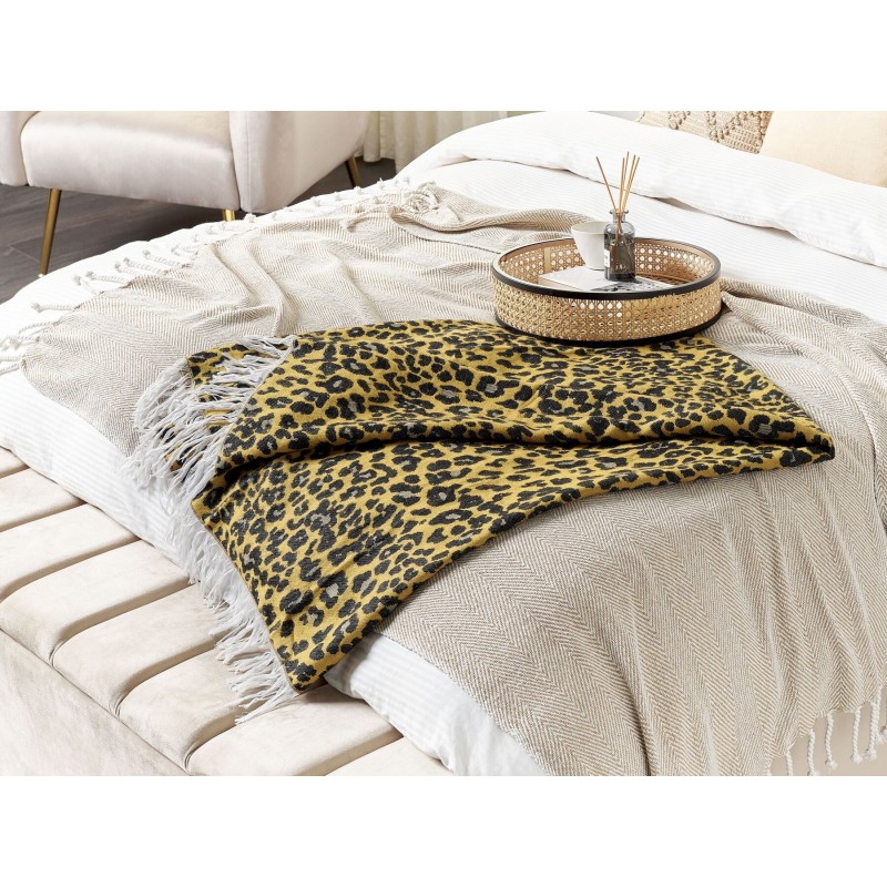 Koc JAMUNE 130 x 170 cm Brązowy